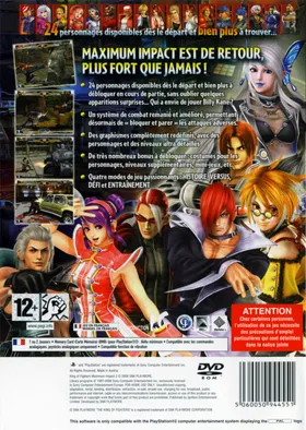 KOF2 - Maximum Impact II (Japan) box cover back